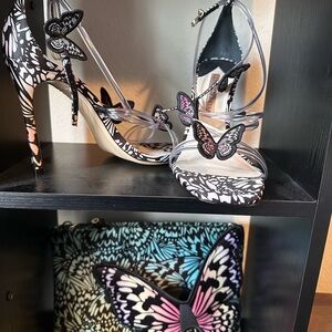 SOPHIA WEBSTER Elegant Butterfly Women’s Heels & Clutch